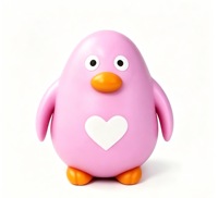 Vente Flash : Jouet Anti-Stress Pingouin à Décompresser en TPR Souple, Jouet Sensoriel en Forme d'Animal de Dessin Animé pour Enfants de 5 à 7 Ans et Adultes