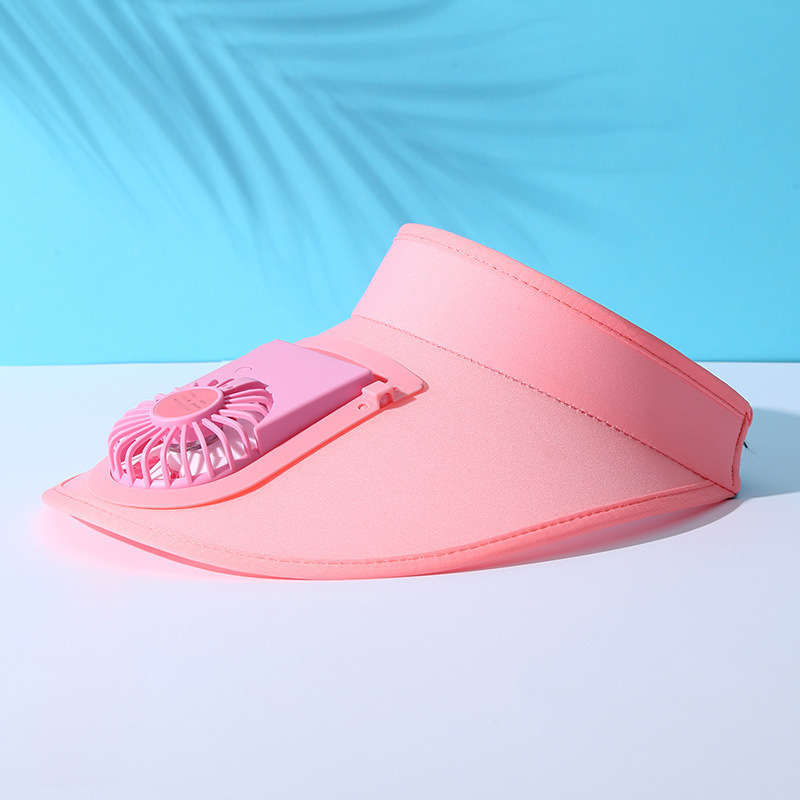 Charging fan cap pink -2