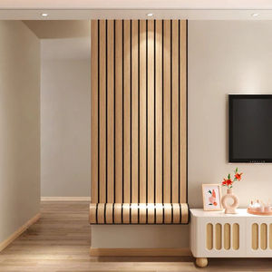 Papier peint autocollant 3D en relief imitation bois, imperméable, anti-humidité, insonorisant, en PVC, pour chambre à coucher, salon, télévision - Product Image 1