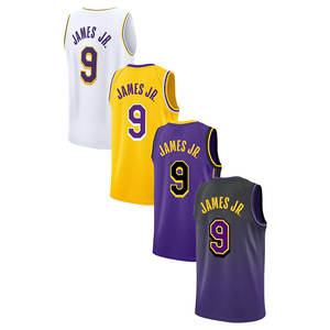 2025 Atacado Jerseys Costurado/Hot Press Basquete Jerseys 9 James JR - Product Image 4