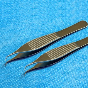 Pinzas resistentes reutilizables de acero inoxidable, pinzas manuales, pinzas dentadas médicas, pinzas curvas - Product Image 5