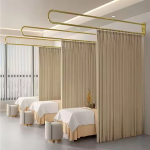 Barra larga en forma de U de hierro forjado para soporte de cortina de cama de belleza, salón de salud y belleza, y fisioterapia - Product Image 4