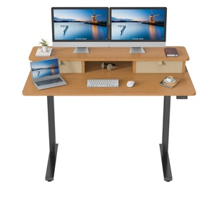 V-gắn kết đôi ngăn Kéo văn phòng đồ nội thất nâng bảng văn phòng máy tính bàn với bộ nhớ chiều cao nút GHED121D-2P-S - Product Image 6