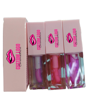 ลิปออยล์เปลี่ยนสี MLM Custom Makeup สูตรมอยเจอร์ไรเซอร์ผสมแร่ธาตุ กันน้ำ ปราศจากส่วนผสมจากสัตว์ ไม่ทดลองกับสัตว์ ได้รับการรับรองมาตรฐาน CE ผลิตภัณฑ์บำรุงผิวหน้าจากผลไม้ - Product Image 1