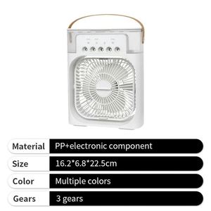 2026 Wholesale Mist <b>Electronic</b> Rechargeable Usb Desktop Mini Water Spray Fan for Office - Product Image 3