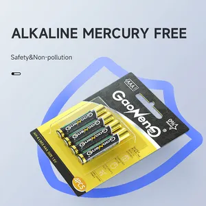 Gaonengmax 1.5v Aaa Am4 Lr03 No. 7 Alkaline Dry Cell Battery Toys Ce Cylinder Industrial Pro Aa Mignon Alkaline Batteries