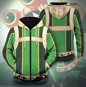 Attack on Titan anime tapiz Sudadera con capucha zip up Sudadera con capucha fabricante chaquetas cremallera Sudadera con capucha - Product Image 4