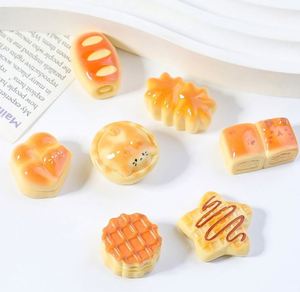 Miniatura Realista de Pan, Galletas, Pan de Mantequilla, Tarta de Huevo, Modelo de Comida de Juguete, Llavero Hecho a Mano, Accesorios DIY, Decoración de Dibujos Animados - Product Image 3