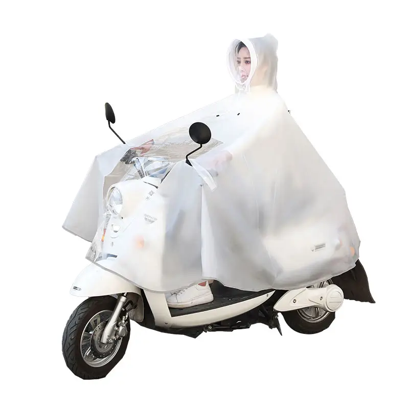 Hot Selling Waterproof Rain Cape Poncho Portable Reusable EVA for Travel Cycling Factory Supply Adults Electrical Bicycle Riders