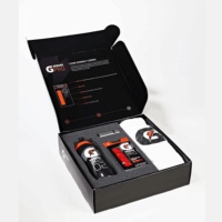 Boîte d'emballage en carton ondulé noir personnalisée en gros avec éponge de 2 mm pour chaussettes, boîtes d'expédition pour fourrure, options de taille et de logo