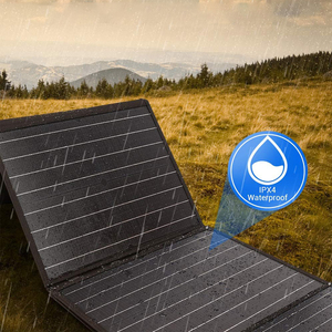 Chargeur solaire portable pliable Wilderness Essential 60W USB+DC avec batterie intégrée - Product Image 6