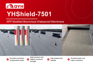 Membrane d'étanchéité bitumineuse modifiée <span class=keywords><strong>SBS</strong></span> APP 4 mm, TPO PE 3 mm pour l'extérieur et la construction, application au chalumeau, conception industrielle - Product Image 6