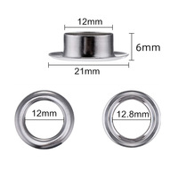 Lyre — sac à rideaux 103 pouces 12mm, 1/2 pièces, chaussures, tente pour rideau, bricolage, œillets de fer, Kit avec outils de poinçonnage à pression manuelle