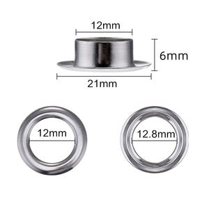 Kit de ojales de hierro con prensa manual, accesorios para hacer ojales para zapatos, <span class=keywords><strong>ropa</strong></span>, artesanías, bolso, cortina, tienda, 103 pulgadas, 12mm, 1/2 Uds. - Product Image 5