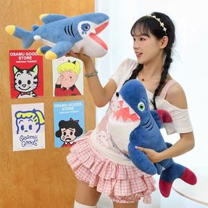 Coussin décoratif personnalisé en forme de requin et de baleine, jouet en peluche de cetaté, coussin de siège à grande bouche, poupée en peluche pour bébé, jouets animaux marins - Product Image 2