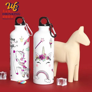Vente en gros d'accessoires de gymnastique simple paroi en acier inoxydable métal sport fitness extérieur bouteille d'eau avec <span class=keywords><strong>mousqueton</strong></span> - Product Image 2