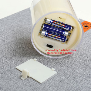 เทียนอะคริลิค <span class=keywords><strong>LED</strong></span> แบบขายส่ง สำหรับตกแต่งงานแต่งงานและบ้าน ใช้แบตเตอรี่ ให้แสงสว่างแบบกะพริบ ไม่มีเปลวไฟ - Product Image 6