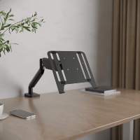 Plateau universel pour ordinateur portable AUKI pour ordinateur portable de 17 pouces, compatible VESA, s'adapte à la plupart des supports d'écran