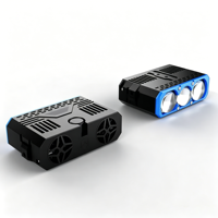Feux de brouillard auxiliaires à 3 LED 9-36V 90W pour la modification et l'amélioration des véhicules, faisceau haut et faisceau bas