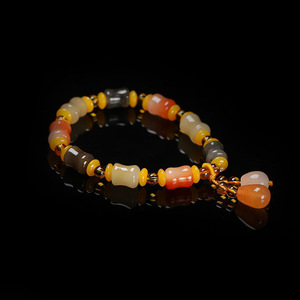 Pulsera de Jade Dorado Natural <span class=keywords><strong>Juan</strong></span> Yu, Estilo Chino Moderno, Sección Bambú de Guangzhou, Suministro Directo de Fábrica de Joyería, Transmisión en Vivo - Product Image 2