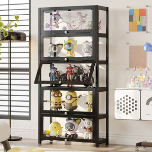 Vitrina Acrílica <span class=keywords><strong>Lego</strong></span> para Figuras, Estantes de Almacenamiento de Productos Cosméticos de Vidrio, Muebles para el Hogar, Armarios para Sala de Estar - Product Image 4