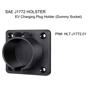 <strong>EV</strong> <strong>Charger</strong> Nozzle <strong>Cable</strong> Holder Type 2 Plug Dummy Socket 62196 J1772 Tesla EVSE Charge Holster With J hook <strong>Cable</strong> <strong>Management</strong> - Product Image 5