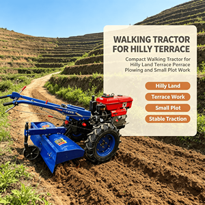 Tracteur à conducteur marchant 8-32 CV, diesel refroidi par air, démarrage facile, pour préparation du sol en <span class=keywords><strong>serre</strong></span> - Product Image 1