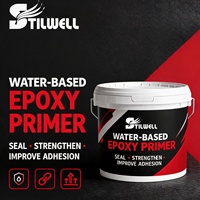 Primaire époxy aqueux de qualité industrielle, bonne perméabilité, peinture de base d'étanchéité pour système de revêtement de sol époxy