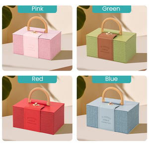 Caja <span class=keywords><strong>de</strong></span> Regalo <span class=keywords><strong>de</strong></span> Cuero Premium, Caja <span class=keywords><strong>de</strong></span> Almacenamiento Multiusos Personalizada <span class=keywords><strong>para</strong></span> Pequeños Regalos - Product Image 3