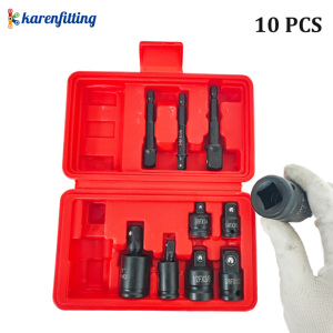 6 Buah Kit Reducer Adaptor Soket Drive 1/4" 3/8" 1/2" 3/4" Konverter Kunci Impack - Product Image 6