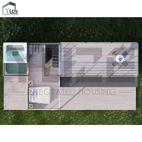 Casa Prefabricada de Acero Resistente en China, Estructura de Acero, Residencial, 2 Pisos, 3 Dormitorios, Villa, Hotel Contenedor, Casa para Australia