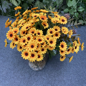 Fleurs artificielles Queyiyi, tournesols de 10 cm à 30 cm, décorations de mariage, accessoires muraux pour la maison - Product Image 3