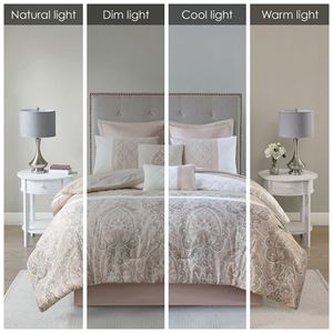 DB 8 Piece Comforter Set Super King Size Vintage Pattern Woven Technics for Home Hospital Hotel Use <b>Filled</b> Cotton <b>Polyester</b> PVC - Product Image 2