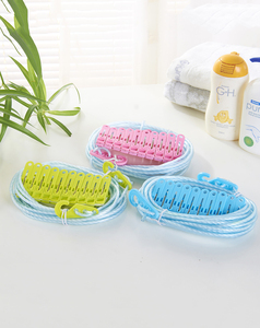 Đầy Màu sắc duy nhất mùa xuân kẹp áo Set 10 Nhựa chốt với <span class=keywords><strong>2</strong></span> Meter Nylon Rope thuận tiện treo cho ngoài trời - Product Image 5