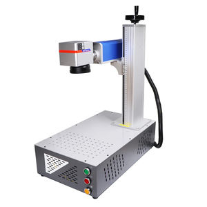 Máquina de Marcado y Grabado Láser de Fibra CNC de 20W 30W 50W, 110x110mm, Portátil de Sobremesa para Metal y Plástico con Soporte DXF/BMP/AI - Product Image 1