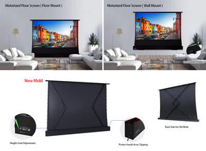 Écran de projection ALR motorisé portable 4K de 92 pouces 16:9 pour home cinéma, nouvelle génération, à déroulement vertical - Product Image 4