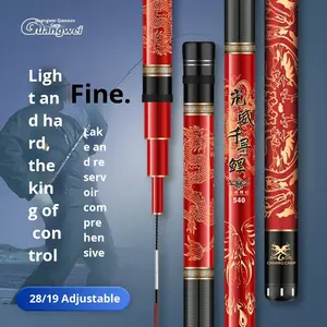 Guangwei Qianxun Karper Hengel Harde Middelmatige Actie 6-12 Secties 3.6M-7.2M Ultralichte Koolstofvezel Lokstaaf - Product Image 6