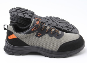 รองเท้านิรภัย Flying Woven สำหรับผู้ชาย, รองเท้าเซฟตี้รองเท้าหัวเหล็กรองเท้าฝึกลำลองหนังนิ่มรองเท้านิรภัยสำหรับปกป้องเท้า - Product Image 3