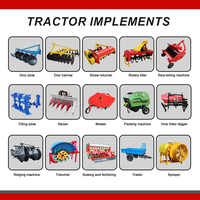 Tractor Agrícola Confiable de 80HP 4x4 con Cabina con Aire Acondicionado, Fuerte Presión Hidráulica, Alta Capacidad de Elevación y Tareas Agrícolas Modernas