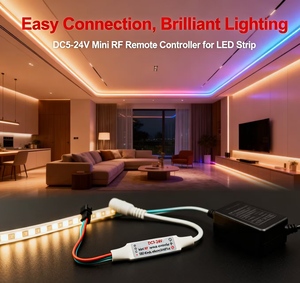 Bande LED USB IP68 24V CC avec télécommande, fonction de coupure et de reprise du signal, fonction de bypass - Product Image 1