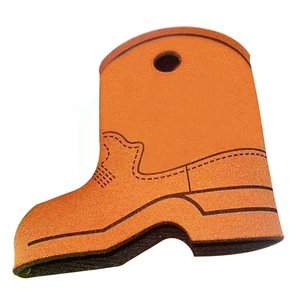Promocional vaquera zapato bota en forma de bebida cerveza puede enfriador manga personalizada vaquero bota vino Slim Coolie - Product Image 4