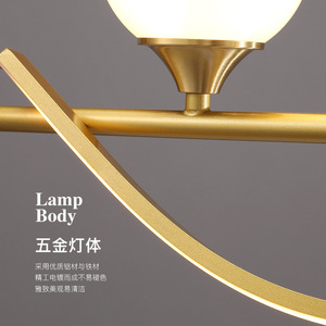 Modern Minimalist Nordic Style Pendant <b>Light</b> Creative AC Warm White Lamp for Living Room <b>Tea</b> Room Bar Counter - Product Image 6