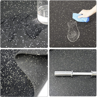 Rollo de Suelo de Caucho EPDM para Gimnasio, Tapete de Goma para Gimnasio, Rollo de Goma para Suelo de Gimnasio