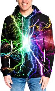 Ingrosso Fitspi Unisex 3d stampa novità <span class=keywords><strong>felpe</strong></span> con cappuccio da uomo donna felpa con tasche Casual con cappuccio Top Dropshipping - Product Image 3