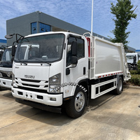 Chine haute qualité 8 mètres cubes 10 mètres cubes compression camion compacteur à ordures 8 tonnes 10 tonnes camion à ordures pour Isuzu