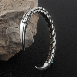 yunnique <b>Titanium</b> Steel Minimalist Open Bracelet Steel Color For Men And Women Fashion Jewelry 280708 - Product Image 4