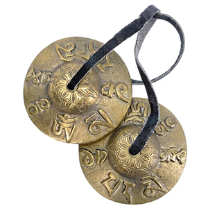 Campana Tingsha Tradicional de Bronce para Oración, Meditación y Rituales de Purificación Espacial - Product Image 1