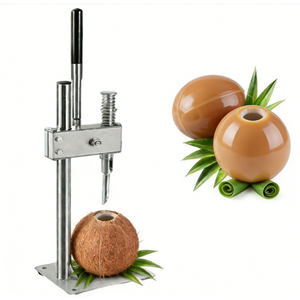 Ouvre-noix De Coco En Acier Inoxydable, Avec Trous Pour Paille, Sûr Et