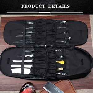 Estuche para Cuchillos con Correa de Hombro Ajustable y Múltiples Bolsillos para Cuchillos y Utensilios de Cocina, Muestra Gratis - Product Image 4