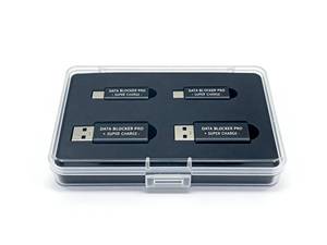 <b>USB</b>-<b>C</b> & <b>USB</b>-A Data Blocker | Anti-Spy Privacy <b>Adapter</b> Set | Super Fast Charging & Customizable - Product Image 2